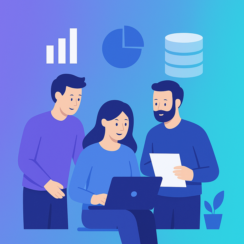 Команда проекта ITData в стиле аналитики